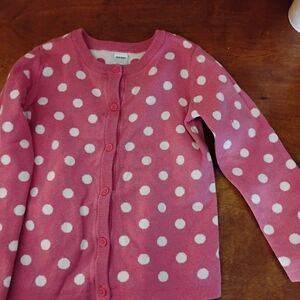 H&M Pink and White Kids Sweater